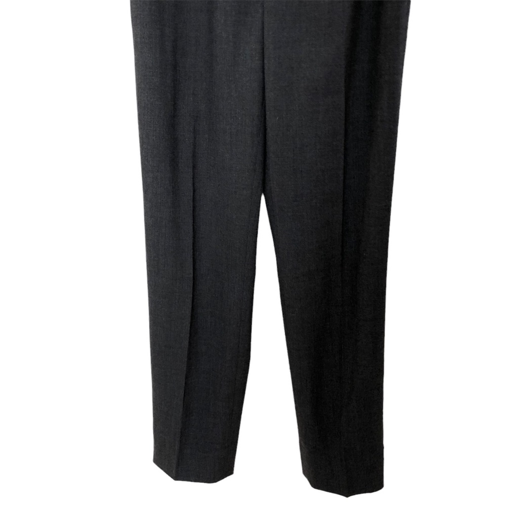 Jil Sander Fleeced Wool Charcoal Grey Trouser Pants - Picture 7 of 13